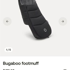 Bugaboo Black Footmuff